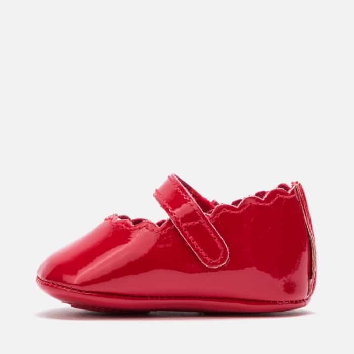 PANTOFI DIN PIELE LAC CU BARETA PENTRU FETE 9217