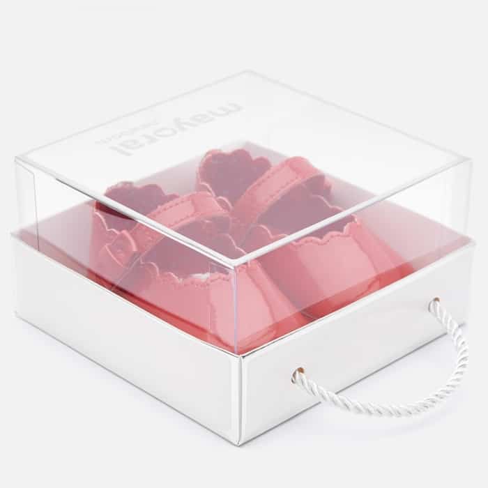 PANTOFI DIN PIELE LAC CU BARETA PENTRU FETE 9217