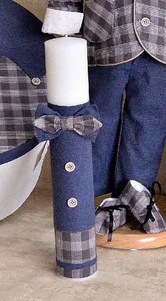 Lumanare botez baiat - Zian