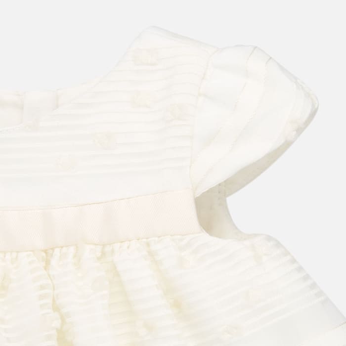 Rochie plumeti si chilotei bebe fetita nou-nascuta 1868