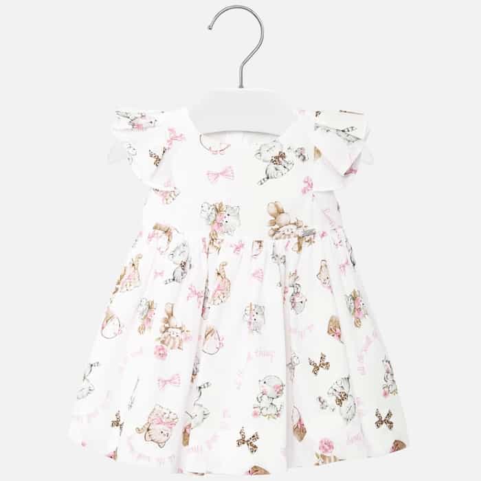 Rochie imprimeu pisicute bebe fetita 1928