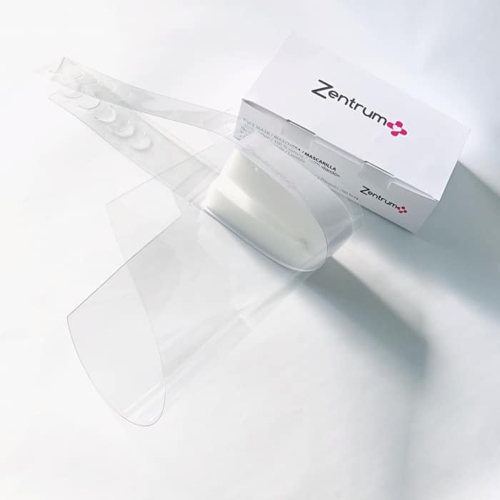 viziera protectie burete set 5 buc