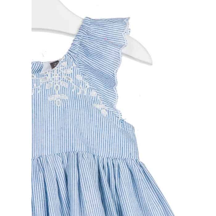 Rochie cu broderie si decupaje 918-7023AA