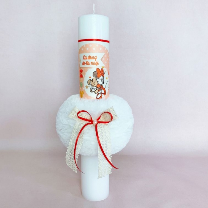 Lumanare botez - Minnie and Rabbit