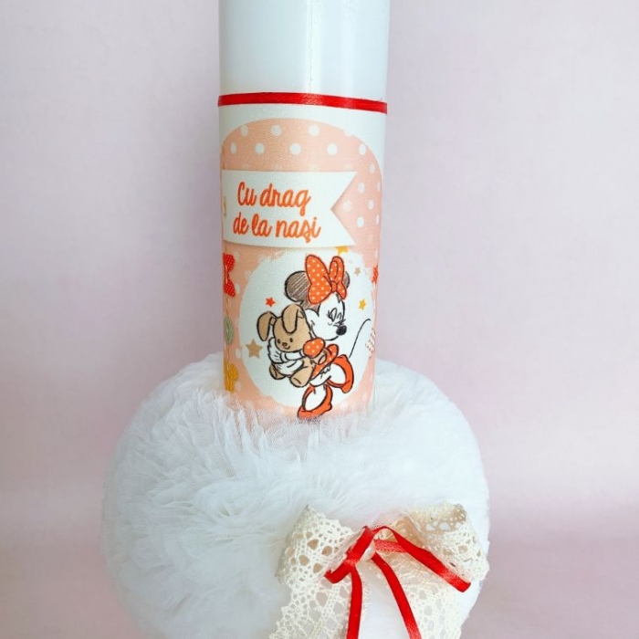 Lumanare botez - Minnie and Rabbit