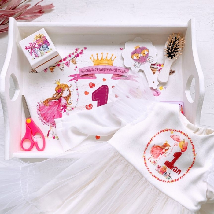 Set aniversare 1 an - Ivory