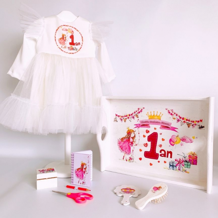 Set aniversare 1 an - Ivory