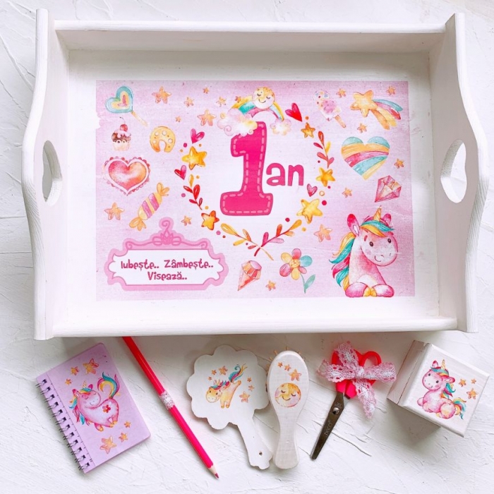 Tavita pentru turta - Unicorn