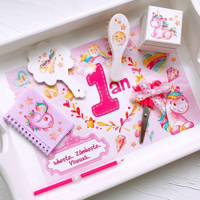 Tavita pentru turta - Unicorn