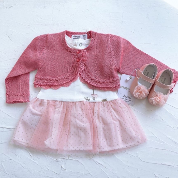 Rochie combinata bebe fetita 1958