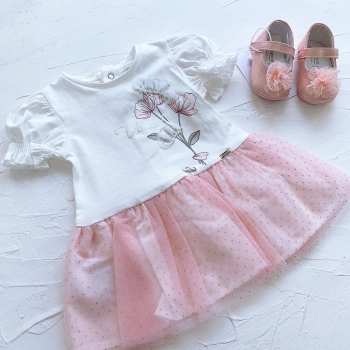 Rochie combinata bebe fetita 1958