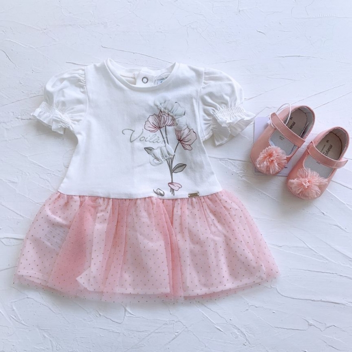 Rochie combinata bebe fetita 1958