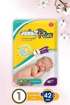 Scutece PEDO PLUS, Marimea 1, 2-5 kg, 40 buc.