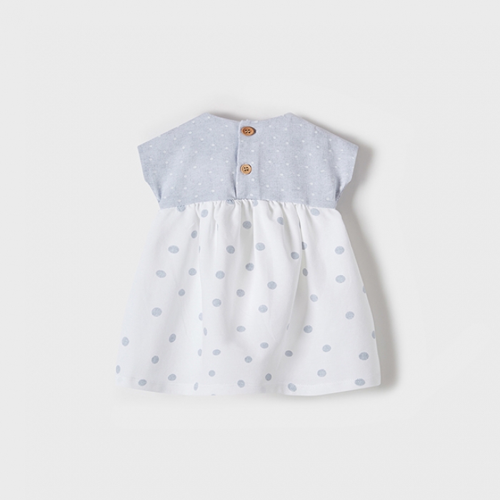 Rochie ECOFRIENDS combinata new born fata - 1853