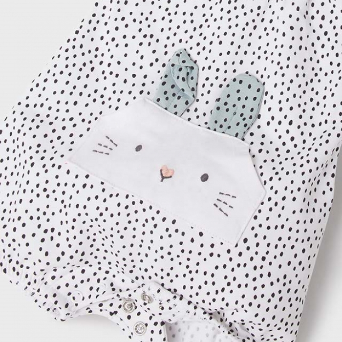 Set 3 pijamale scurte ECOFRIENDS nou-nascut fata - 1613