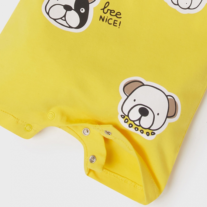 Set 3 pijamale scurte ECOFRIENDS nou-nascut fata - 1676