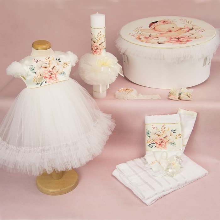 Trusou de botez - Cotton