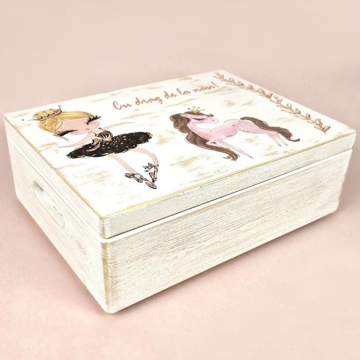 Trusou botez pastel Pretty Ballerina Black