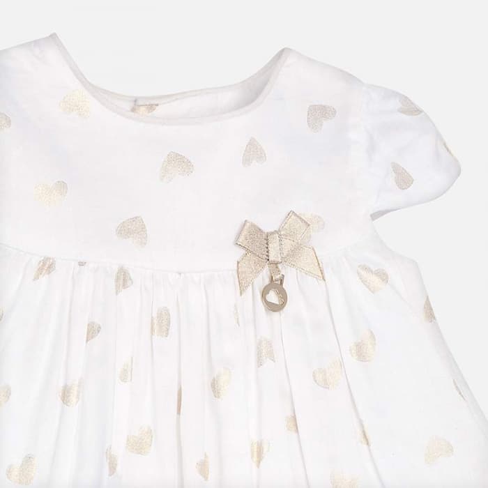 Rochie imprimeu cu chilotei bebe nou-nascut 1804