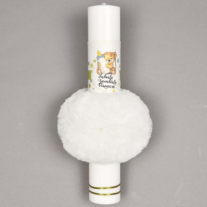 Lumanare pastel - Teddy hugs