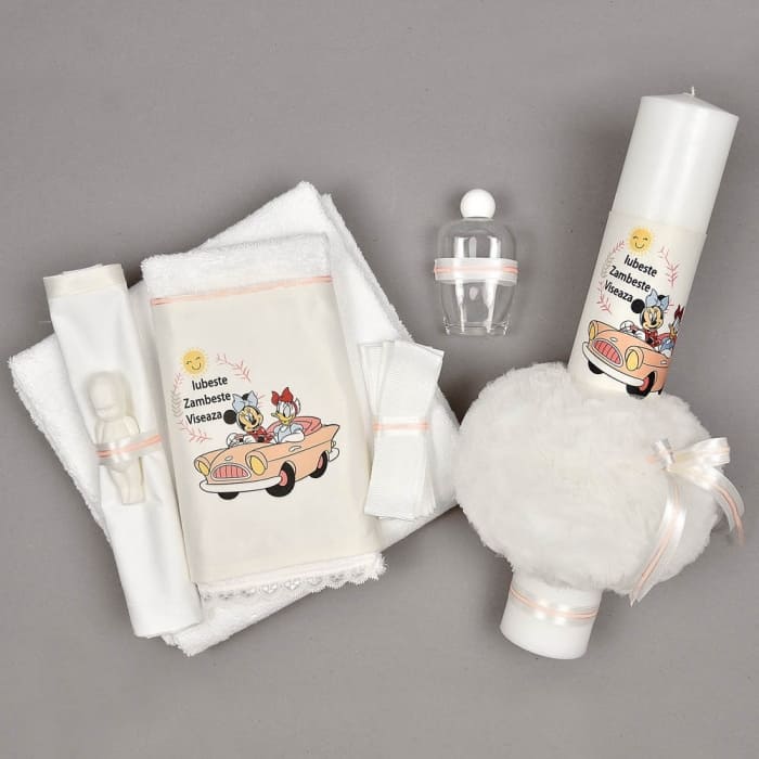 Lumanare pastel - Minnie si Daisy