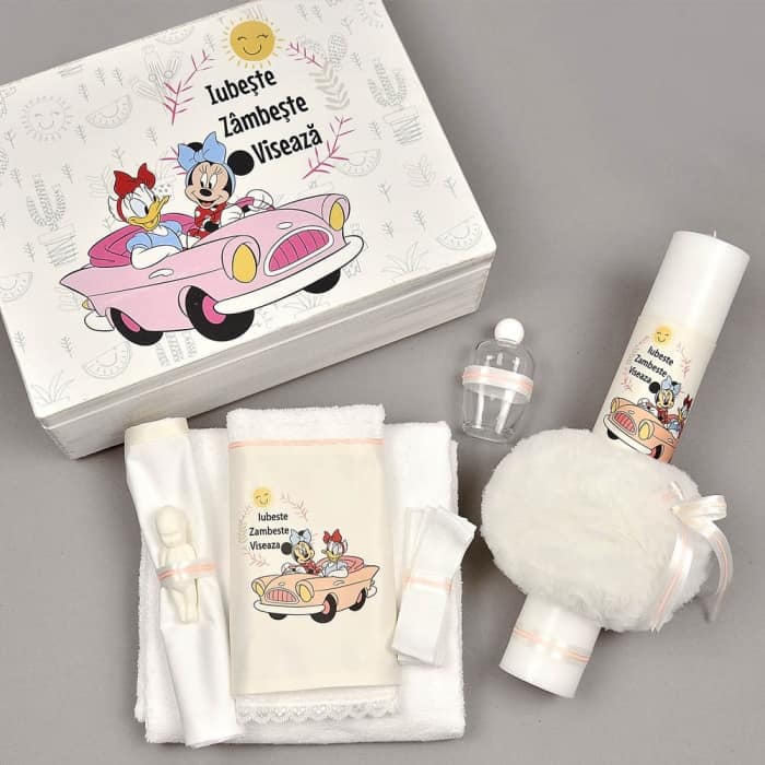 Lumanare pastel - Minnie si Daisy