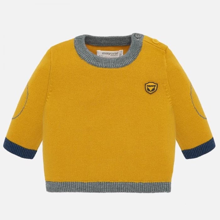 PULOVER BAIETI CU INCHIDERE NASTURASI PE UMAR 2307