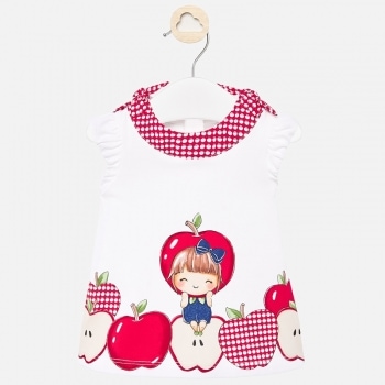 Rochie desene si imprimeu bebe fetita nou-nascuta 1886