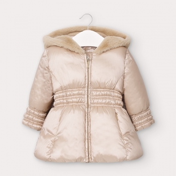 Geaca satinata bebe fetita