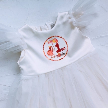 Rochita aniversare 1 an - Ivory