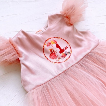 Rochita aniversare 1 an - Blush