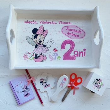 Tavita pentru turta -  Minnie Pink