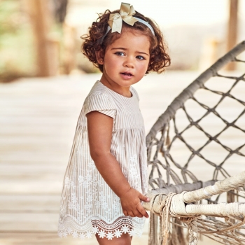 Rochie cenefa brodata bebe fetita - 1906