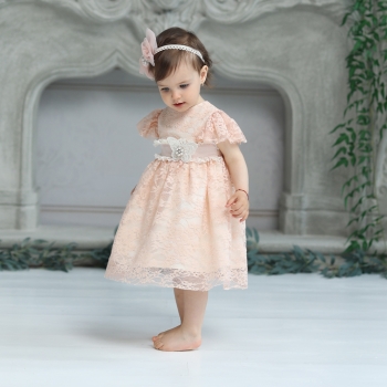 Rochie Georgia peach