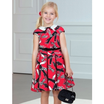 ROCHIE MANECA SCURTA CU IMPRIMEU MANUSI SI GULER DETASABIL 5537