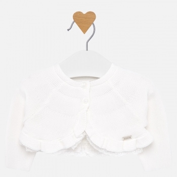 BOLERO TRICOT CU DANTELA 2303