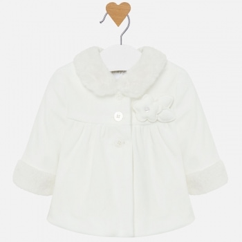 PALTON CU BLANITA LA GULER SI MANSETE 2408