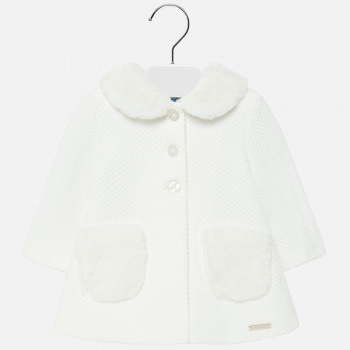 PALTON MICROSTANTAT CU GULER SI BUZUNARE BLANITA PENTRU FETE 2426