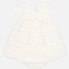 Rochie plumeti si chilotei bebe fetita nou-nascuta 1868