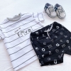 Set pantaloni scurti imprimeu nou-nascut baiat 1220