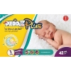 Scutece PEDO PLUS, Marimea 1, 2-5 kg, 40 buc.
