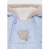 Combinezon ECOFRIENDS microfibra nou-nascut 2677 - BLEU