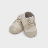 Pantofi siret nou-nascut baiat - 9507 CREAM