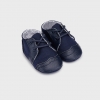 Pantofi siret nou-nascut baiat - 9507 NAVY